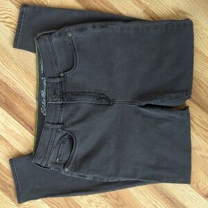 Eddie Bauer High Waisted Black Jeans, Size 10